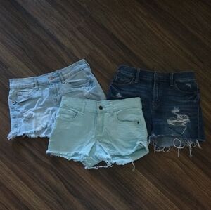 Old Navy Cut Off Denim Jean Shorts Size 0